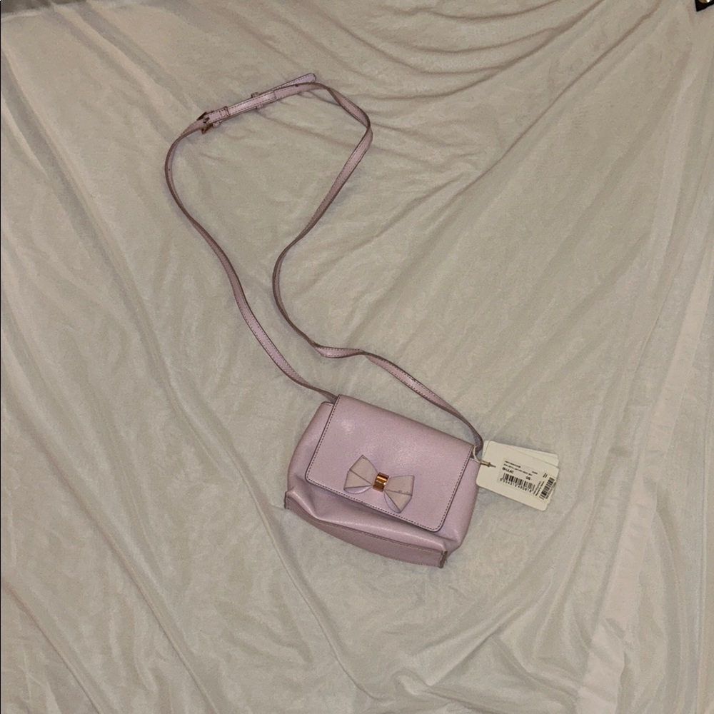Ted Baker London Lilac Bow Crossbody Bag - Picture 1 of 4